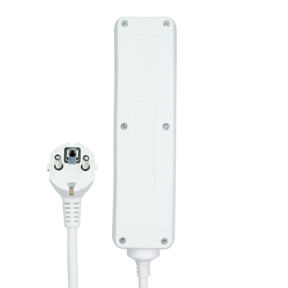Miniatuur van EMhub stekkerdoos met schakelaar wit 3-voudig 3 meter (4087034)