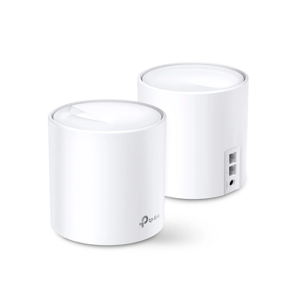 Miniatuur van TP-LINK mesh WiFi router 574Mbps op 2.4GHz-band + 1200Mbps op 5GHz-band per 2 stuks (Deco X20 2-pack)