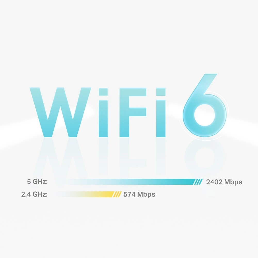 Miniatuur van TP-LINK mesh WiFi router 574 Mbps op 2,4GHz + 2402Mbps op 5GHz-band - per 2 stuks (Deco X50 2-Pack)