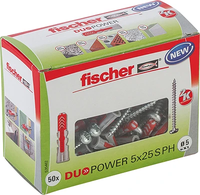 Miniatuur van Fischer DuoPower 5x25 - per 50 stuks (535462)