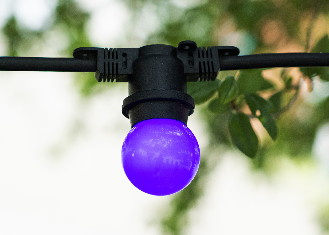 Miniatuur van Bailey LED kogel E27 paars 1W 5lm IP44 (143329)