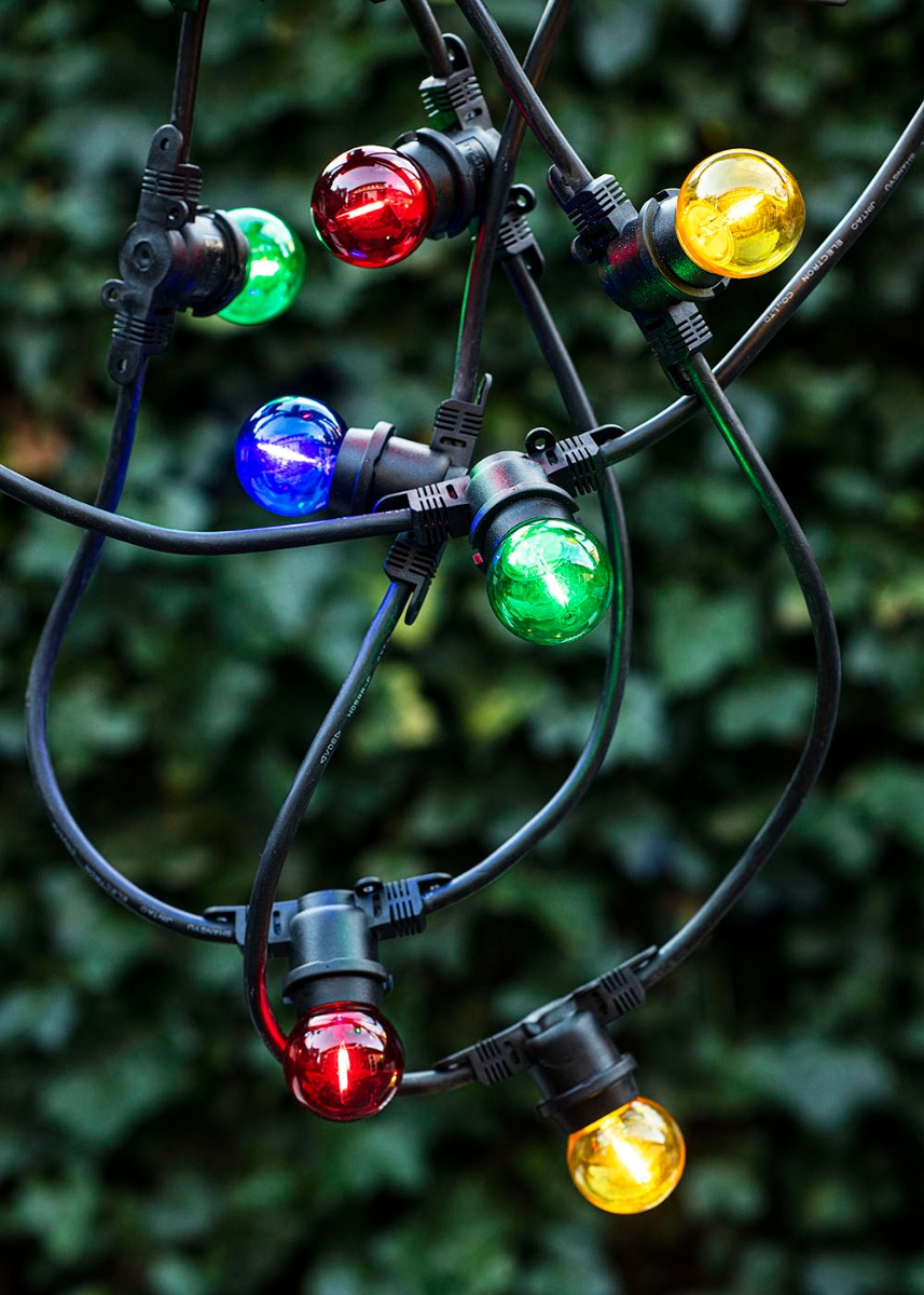 Miniatuur van Bailey LED kogel E27 geel 0,6W 35lm IP44 ecopack 5pack (143039)