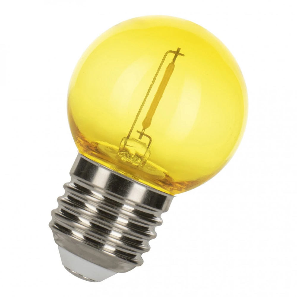 Miniatuur van Bailey LED kogel E27 geel 0,6W 35lm IP44 ecopack 5pack (143039)