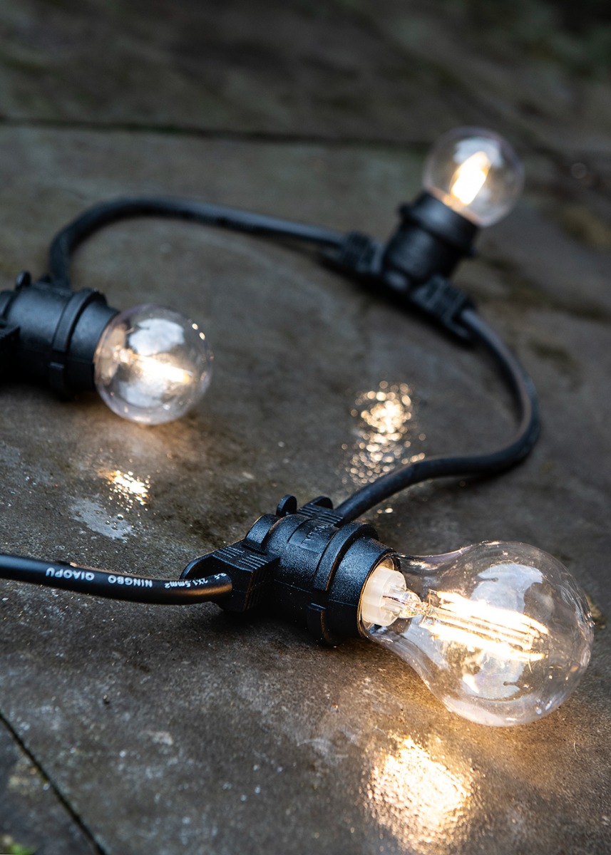 Miniatuur van Bailey LED filament helder peer E27 2700K 4W 450lm IP44 (141887)
