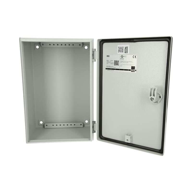 Miniatuur van Rittal KX E-box plaatstaal met deur en montageplaat 200x300x120 mm(1554000)