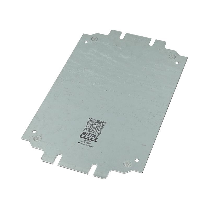 Miniatuur van Rittal KX E-box plaatstaal met deur en montageplaat 200x300x120 mm(1554000)
