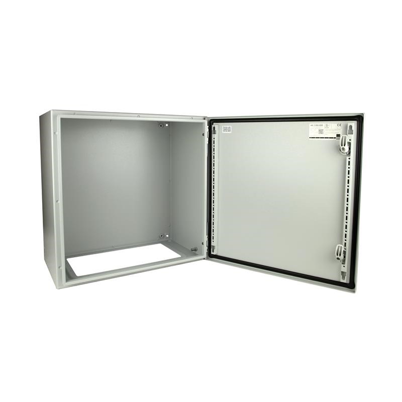 Miniatuur van Rittal AX wandkast plaatstaal met deur, montageplaat en wartelplaat 500x500x210 mm (1050000)