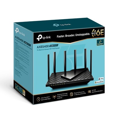Miniatuur van TP-LINK Archer AXE75 WiFi router Tri-band (2,4 GHz / 5 GHz / 6 GHz) tot 2402 Mbps ( ARCHER AXE75)