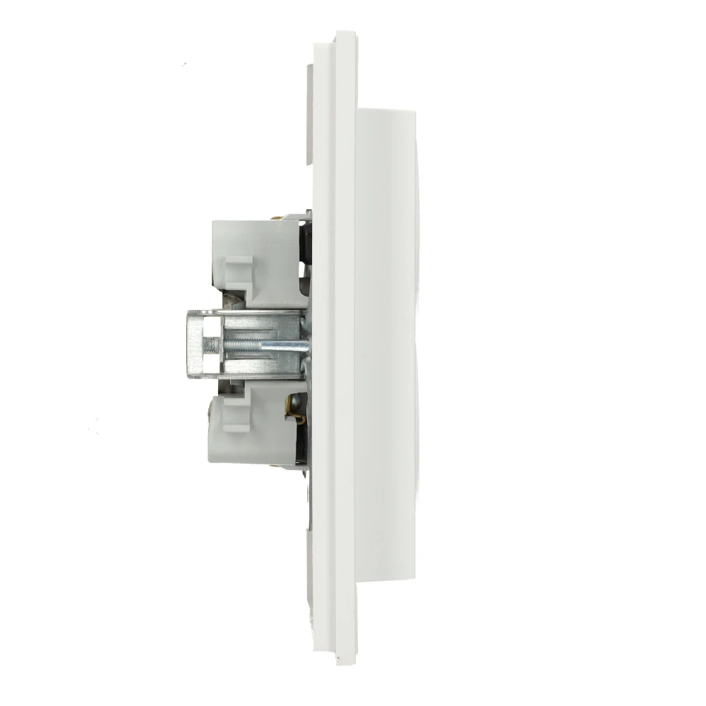 Miniatuur van Kopp stopcontact 2-voudig met randaarde en kinderbeveiliging - HK07 mat wit (940232004)