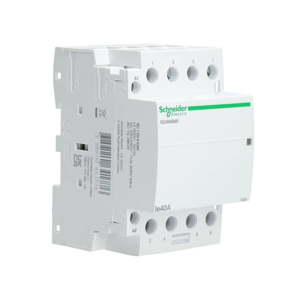 Schneider Electric magneetschakelaar 4-polig 40A 230V 50Hz 4x NO (GC4040M5)