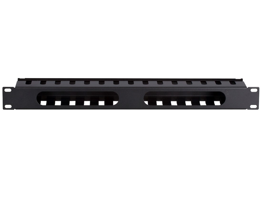 Miniatuur van Metalen kabelgoot/houder met schuifbare bedekking plaat voor 19 inch patchkast - 1U (DS-1902)