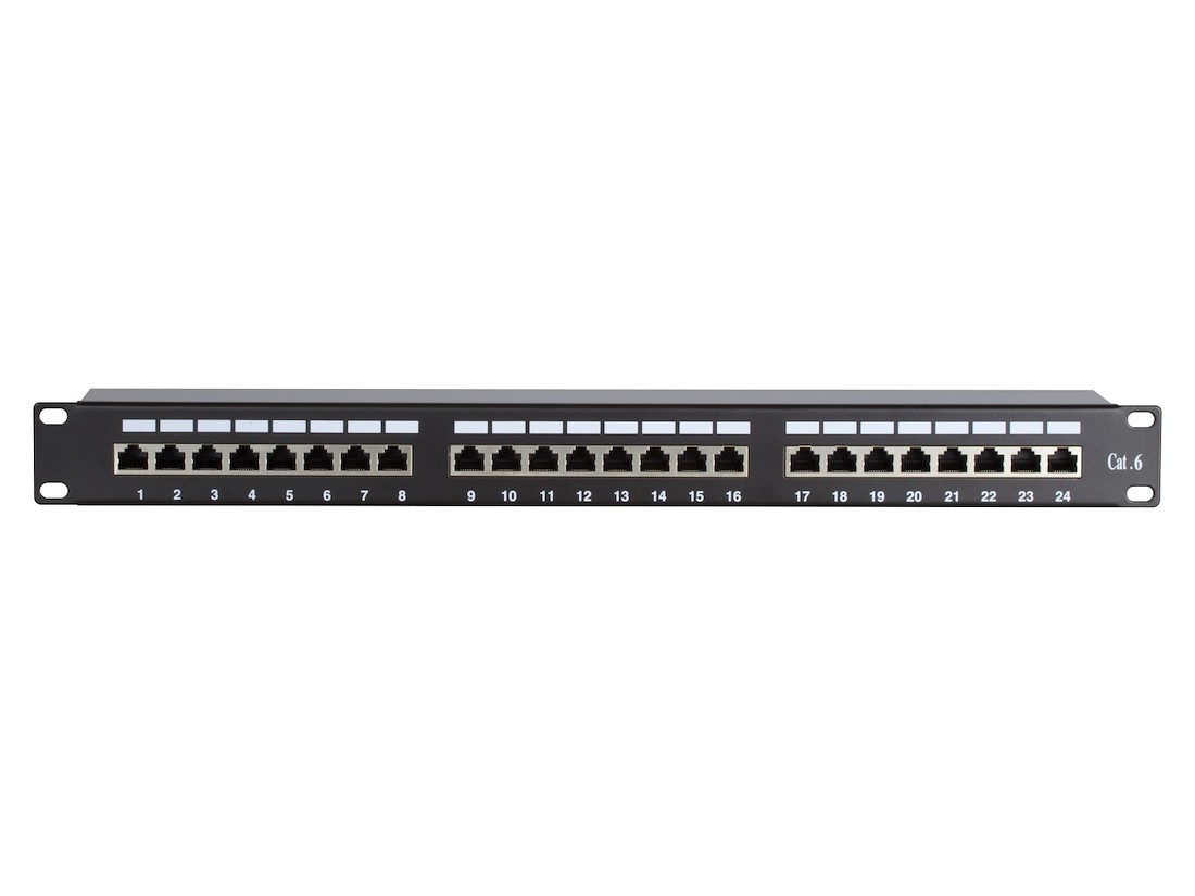 Patchpaneel Cat6 FTP 24-poorts (DS-Patch6-24FTP)