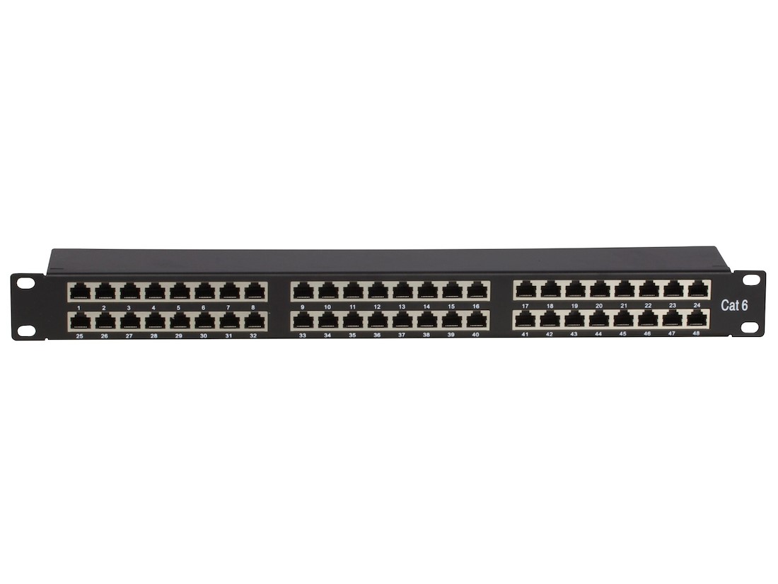 Patchpaneel Cat6 FTP 48-poorts (DS-Patch6-48FTP)