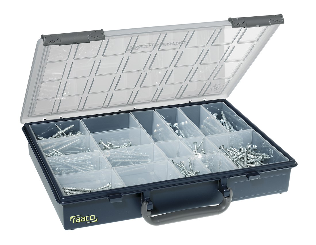 Miniatuur van RAACO assortimentsdoos Assorter 55 4x8 17 bakjes (136228)