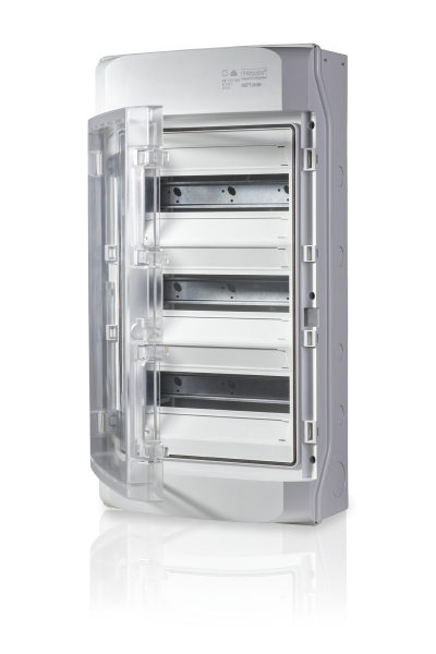 Miniatuur van f-tronic NEPTUN waterdichte groepenkast 3-rijen 36 modules IP65 (7270003)