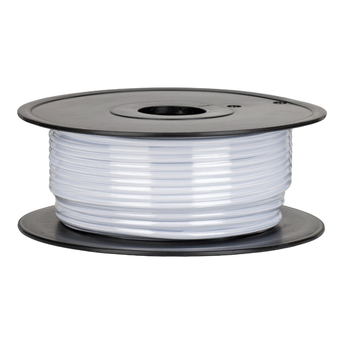 Miniatuur van Bailey textielsnoer op rol 50 meter 2x0.75 mm2 - wit (140680)