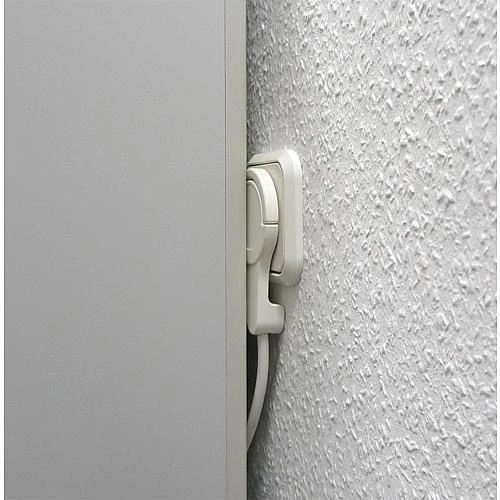 Miniatuur van REV Ritter stekker extra plat haaks - wit (0018260100)