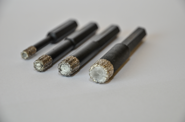 TIP diamantboor tegelboor droog (wax gekoeld) zeskant 8mm (TDB6K-8)
