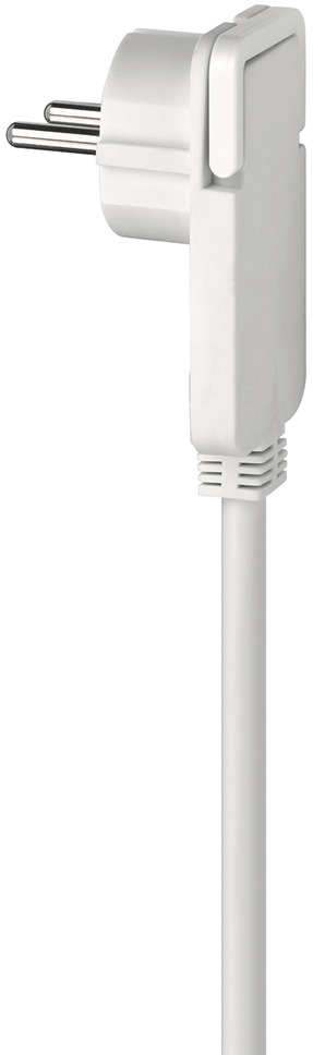 BRENNENSTUHL verlengsnoer 3 meter H05VV-F 3x1.5 2-voudig stopcontact met platte stekker - wit (1161820223)