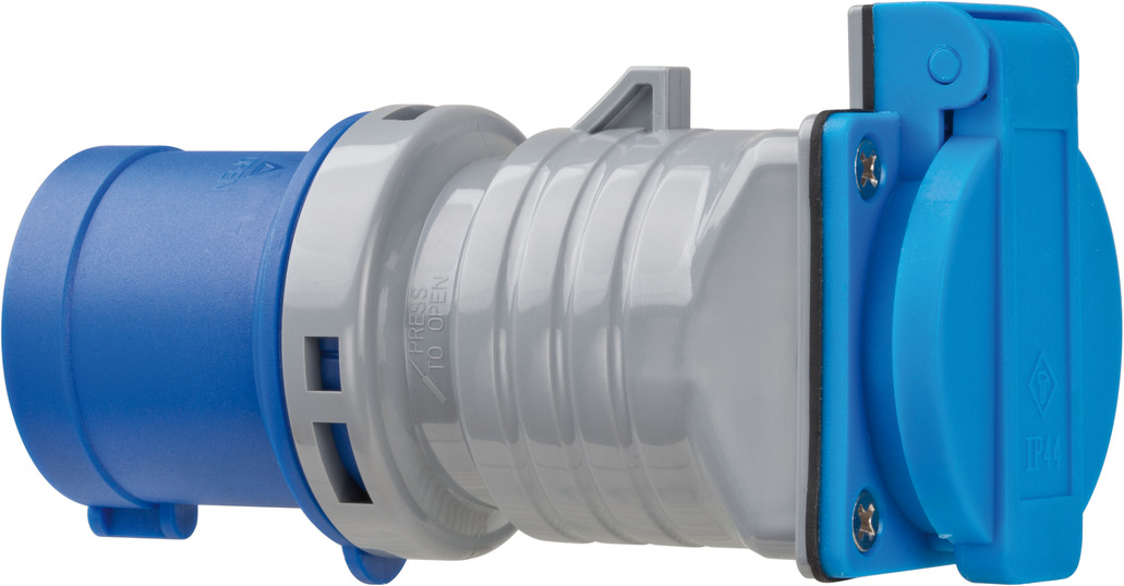 Miniatuur van BRENNENSTUHL CEE contactstopadapter met randaarde 3-polig 230V 16A IP44 (1080990)