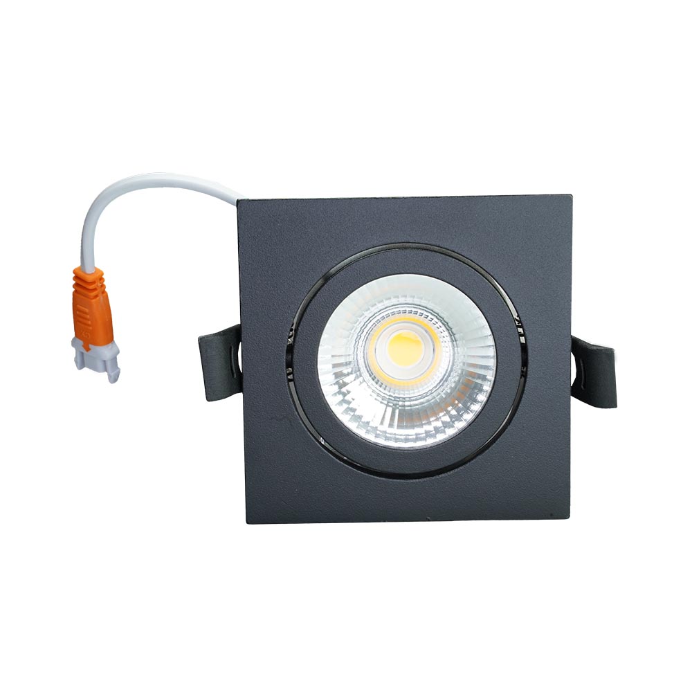 Miniatuur van LED Republic waterdichte inbouwspot vierkant zwart 5W 450lm 2000K-3000K DTW incl. driver IP65 zaagmaat Ø75mm - diameter 85mm
