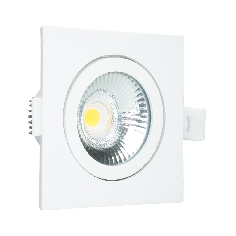 Miniatuur van LED Republic waterdichte inbouwspot vierkant wit 5W 450lm 2700K IP65 zaagmaat Ø75mm - diameter 85mm
