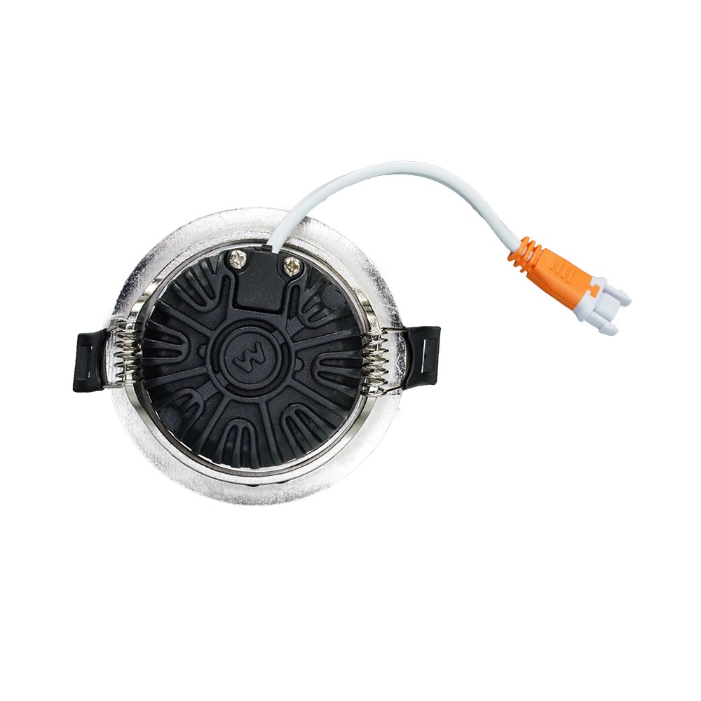 LED Republic waterdichte inbouwspot rond aluminium 5W 450lm 2700K IP65 zaagmaat Ø75mm - diameter 85mm