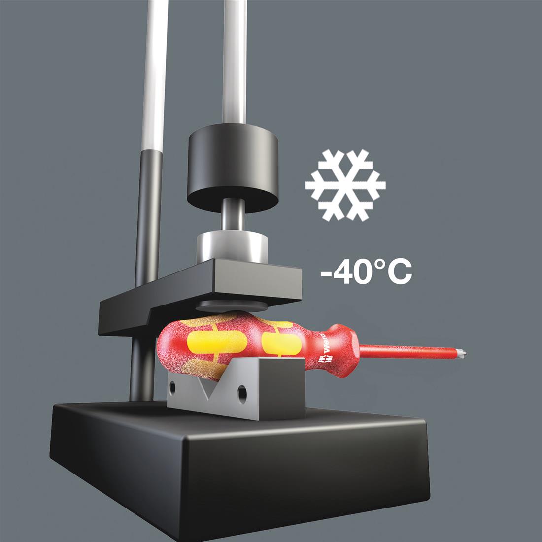 Miniatuur van Wera geïsoleerde schroevendraaier Kraftform SL 0.8x4.0 198/100mm Sleuf VDE (05006115001)