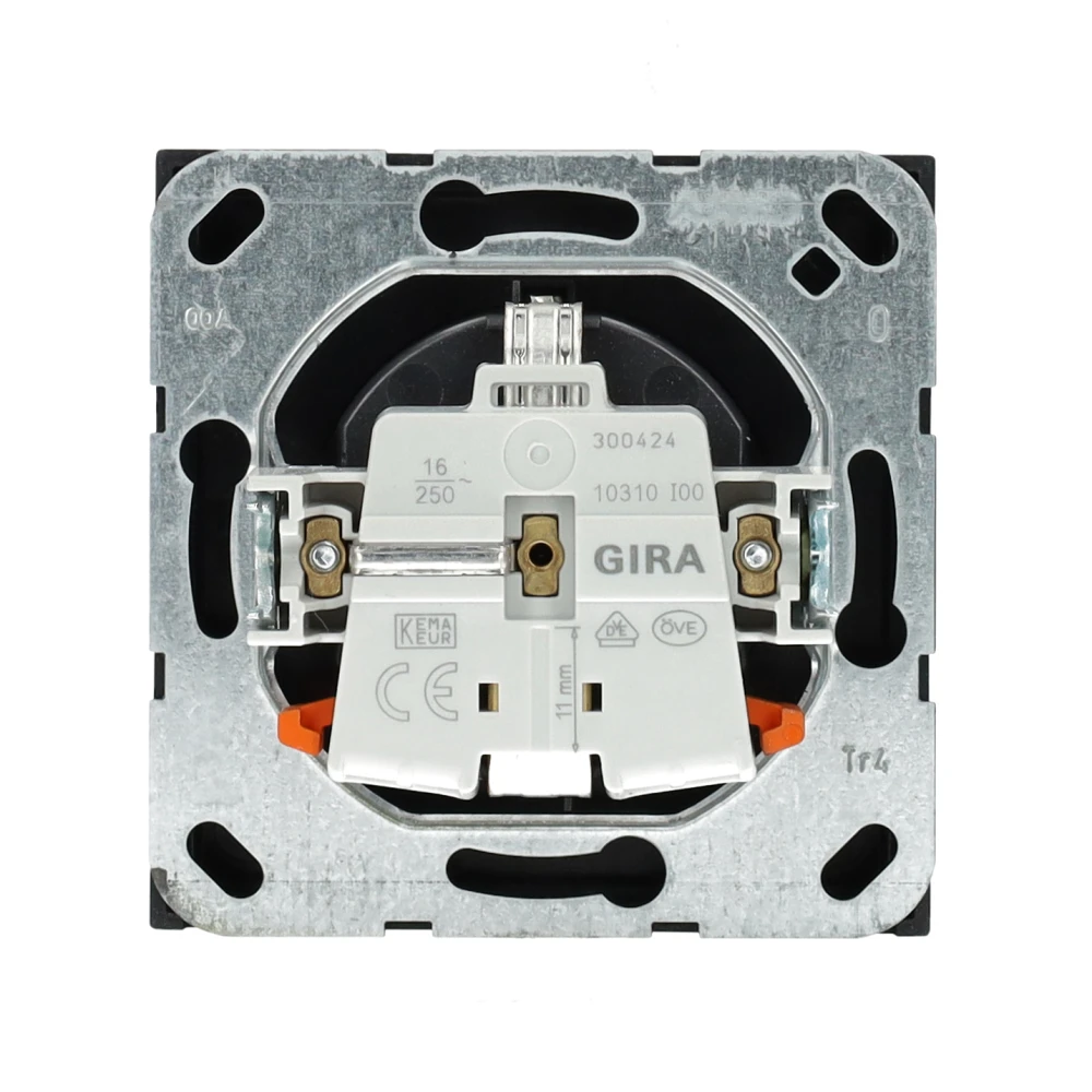 Miniatuur van Gira stopcontact met randaarde - TX_44 antraciet (418867)