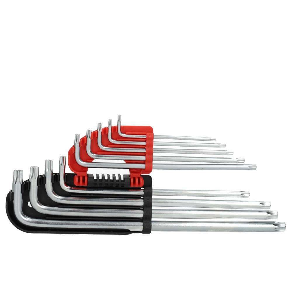 Miniatuur van Kreator torx stifsleutelset lang TX tamper resistant 9-delig (KRT408303)