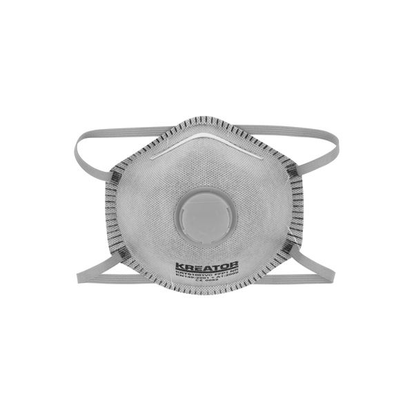 Miniatuur van Kreator FFP2 geurverminderend stofmasker met ventiel set van 2 stuks (KRTS1002VC)