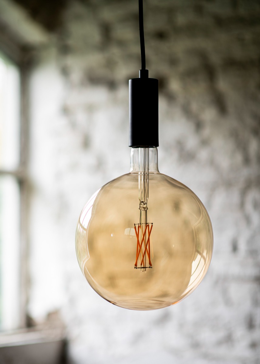 Miniatuur van Bailey hanglamp Fuji E27 met 1,5 meter textielsnoer - zwart (145020)