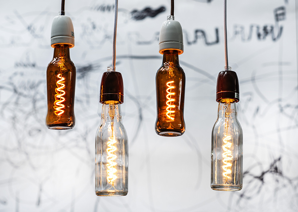 Miniatuur van Bailey LED lamp filament bruin bier fles E27 6.5W 130lm 1700K dimbaar (145467)