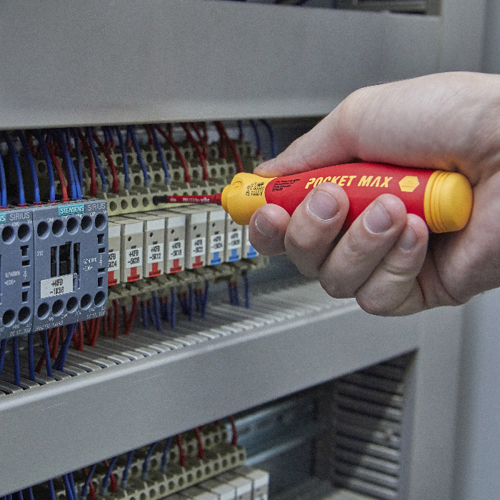 Miniatuur van Wiha schroevendraaierset met bitmagazijn SL/PH/PZ Pocketmax Electric (45296)