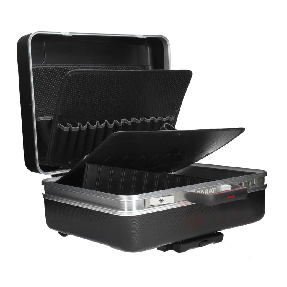 Miniatuur van Parat gereedschapskoffer trolley KingSize Roll Silver X-ABS 400x250x490mm voor circa 38 tools (535500171)