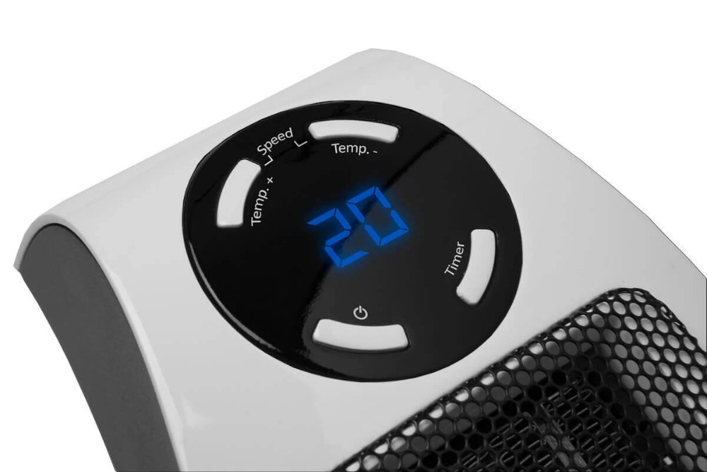 Miniatuur van Eurom keramische kachel met stekker, thermostaat, timer en oververhittingsbeveiliging 500W (340884)