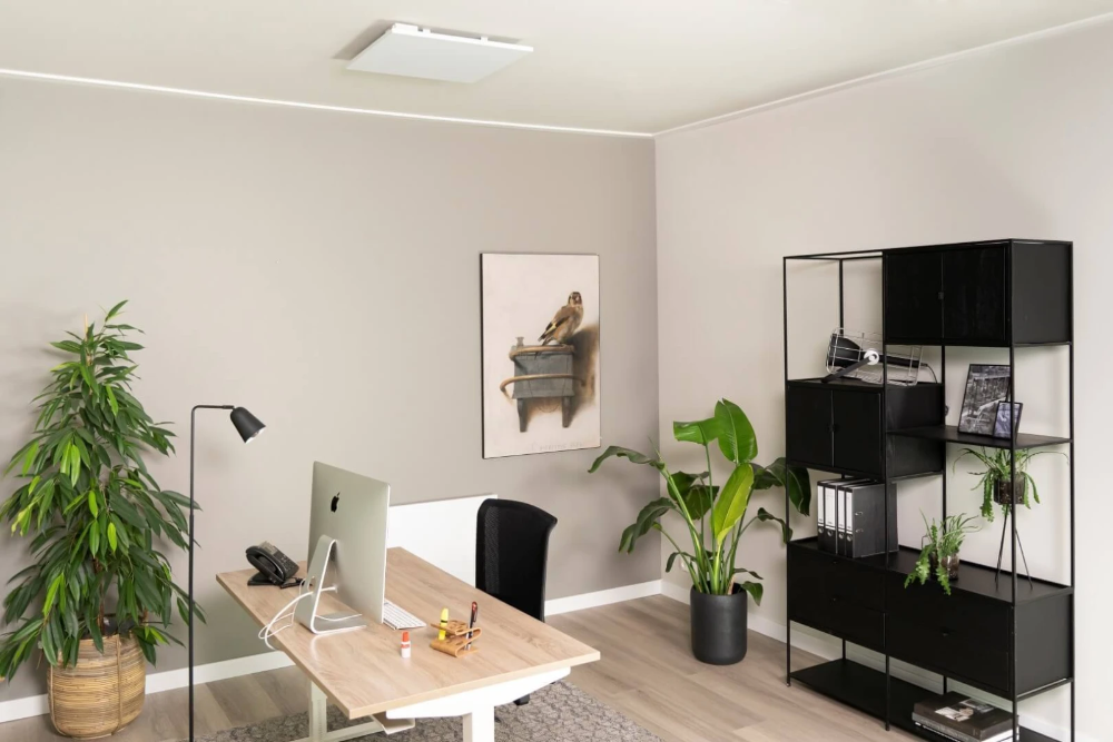 Miniatuur van Eurom infraroodpaneel voor plafond 300W met ingebouwde thermostaat en app (361834)