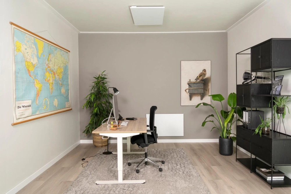 Miniatuur van Eurom infraroodpaneel voor plafond 600W met ingebouwde thermostaat en app (361858)