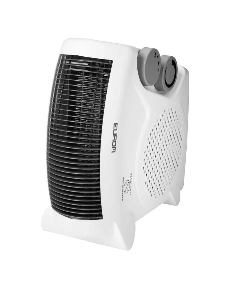 Miniatuur van Eurom ventilatorkachel met 2 standen en thermostaat 2000W staand/liggend (350234)