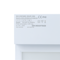 Miniatuur van ION industries opbouw LED noodverlichting 3W 150lm 3h auto test (60.100.012)