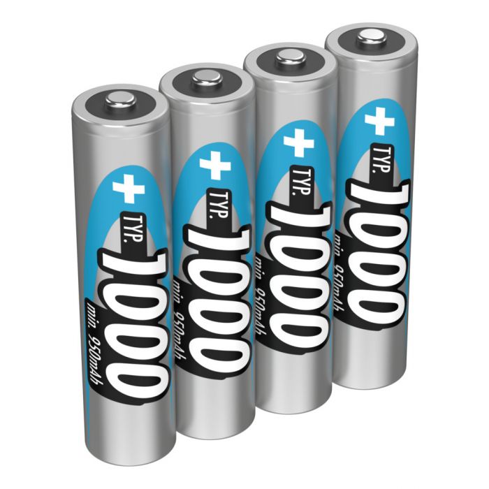 Ansmann oplaadbare batterij NiMH AAA 1.2V 1.000mAh - verpakking per 4 stuks (5030882)