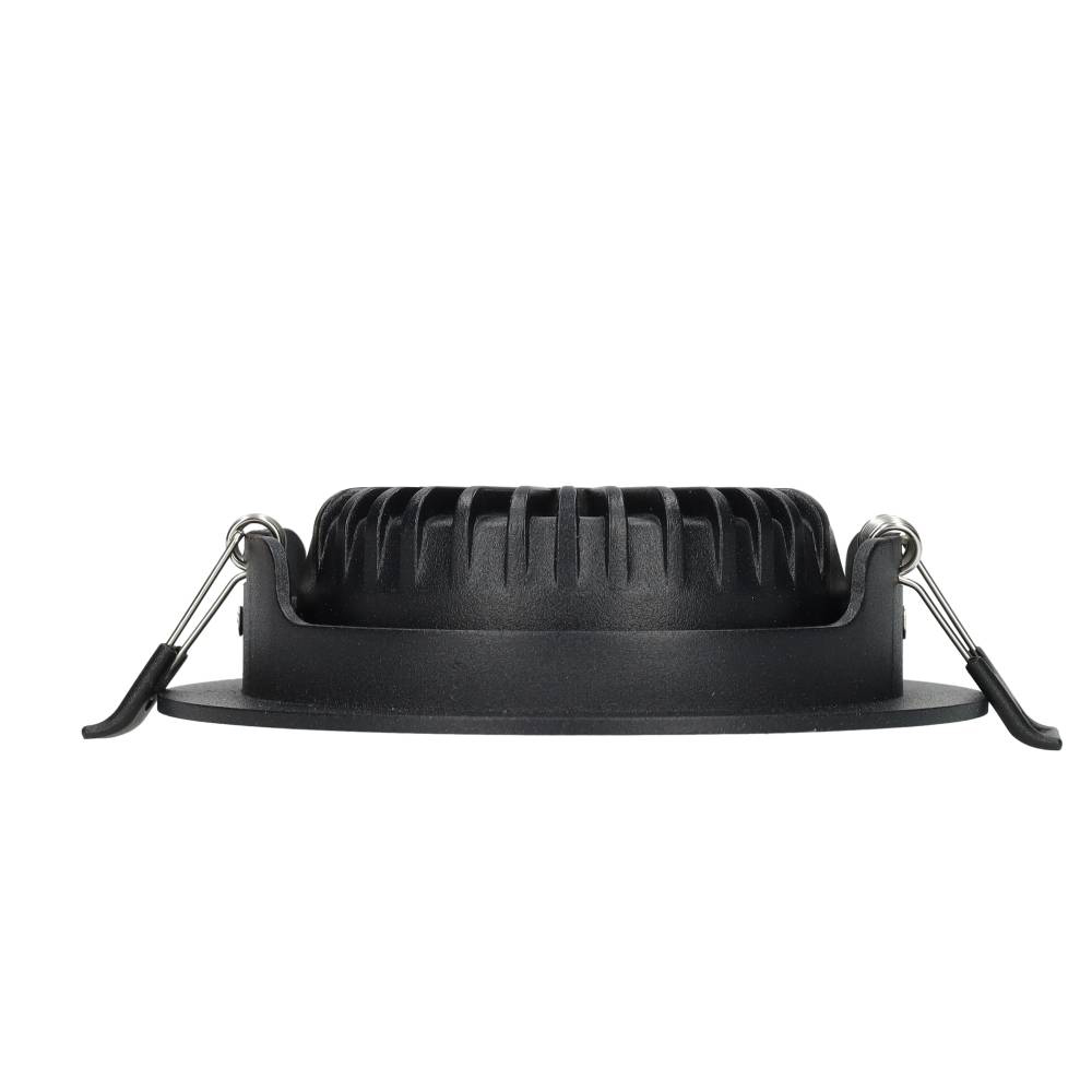 Miniatuur van LED Republic waterdichte inbouwspot rond zwart 10W 1.000lm 2000K-3000K DTW incl. driver IP65 zaagmaat Ø90mm - diameter 104mm