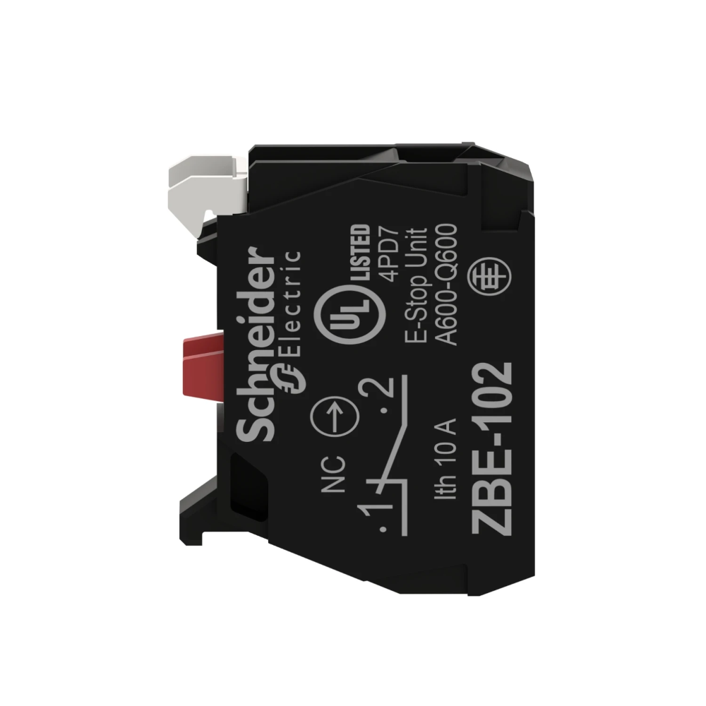 Miniatuur van Schneider Electric Harmony XB4 contactelement voor kop Ø22mm 1NC (ZBE102)