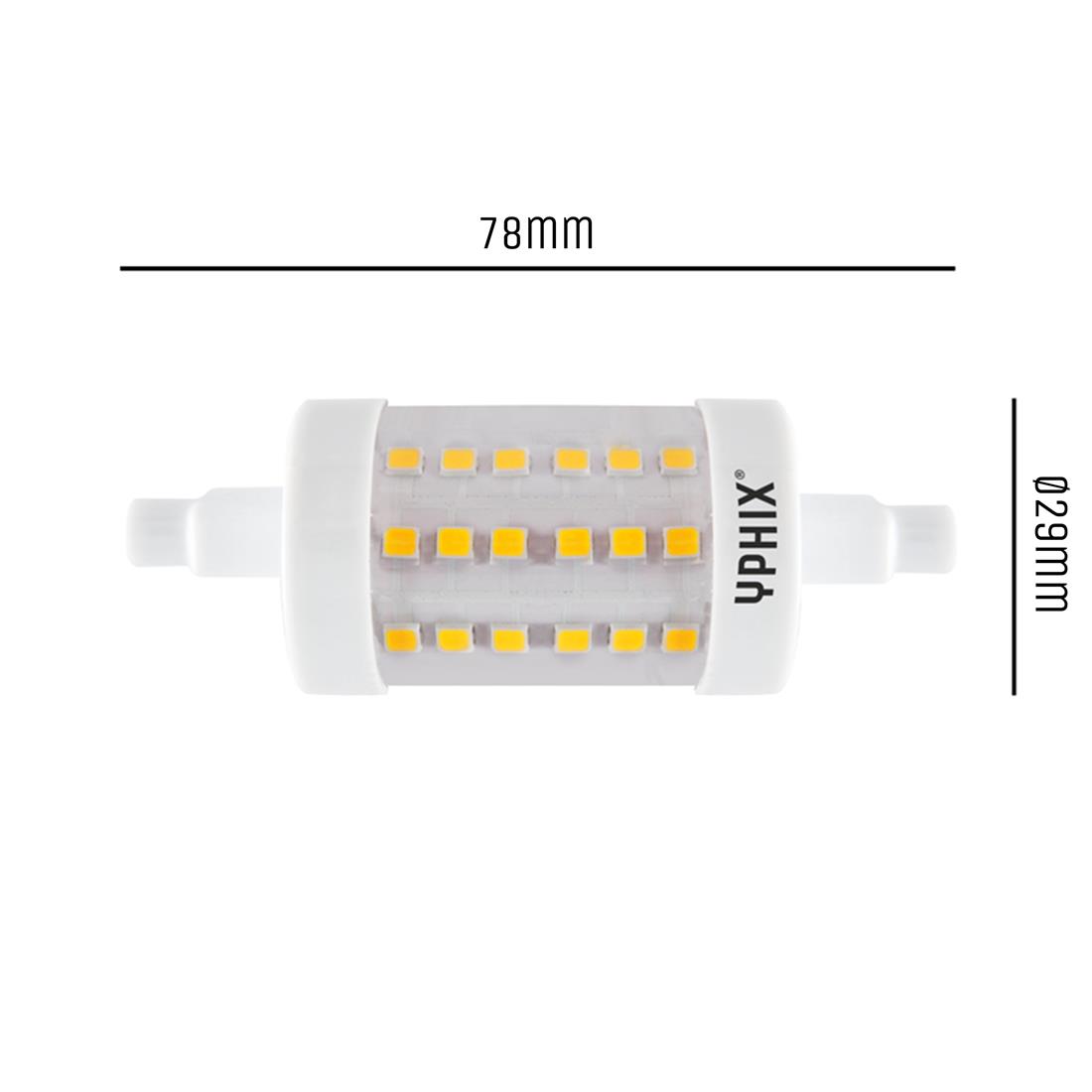 Miniatuur van Yphix LED R7S 8W 1055lm warm wit 2700K 78mm dimbaar (50501310)