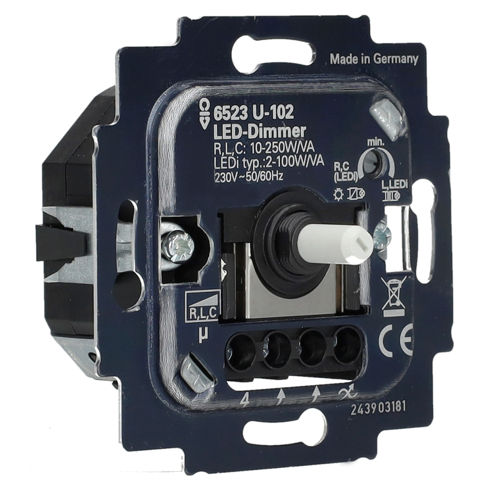 Miniatuur van ABB Busch-Jaeger dimmerset compleet Balance-SI | 2 - 100W leddimmer - zuiverwit