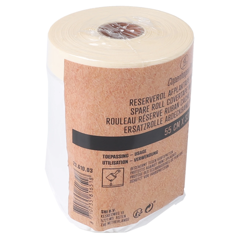 Copenhagen Pro reserve afplaktape-folie 55cmx33m - transparant (23.610.03)