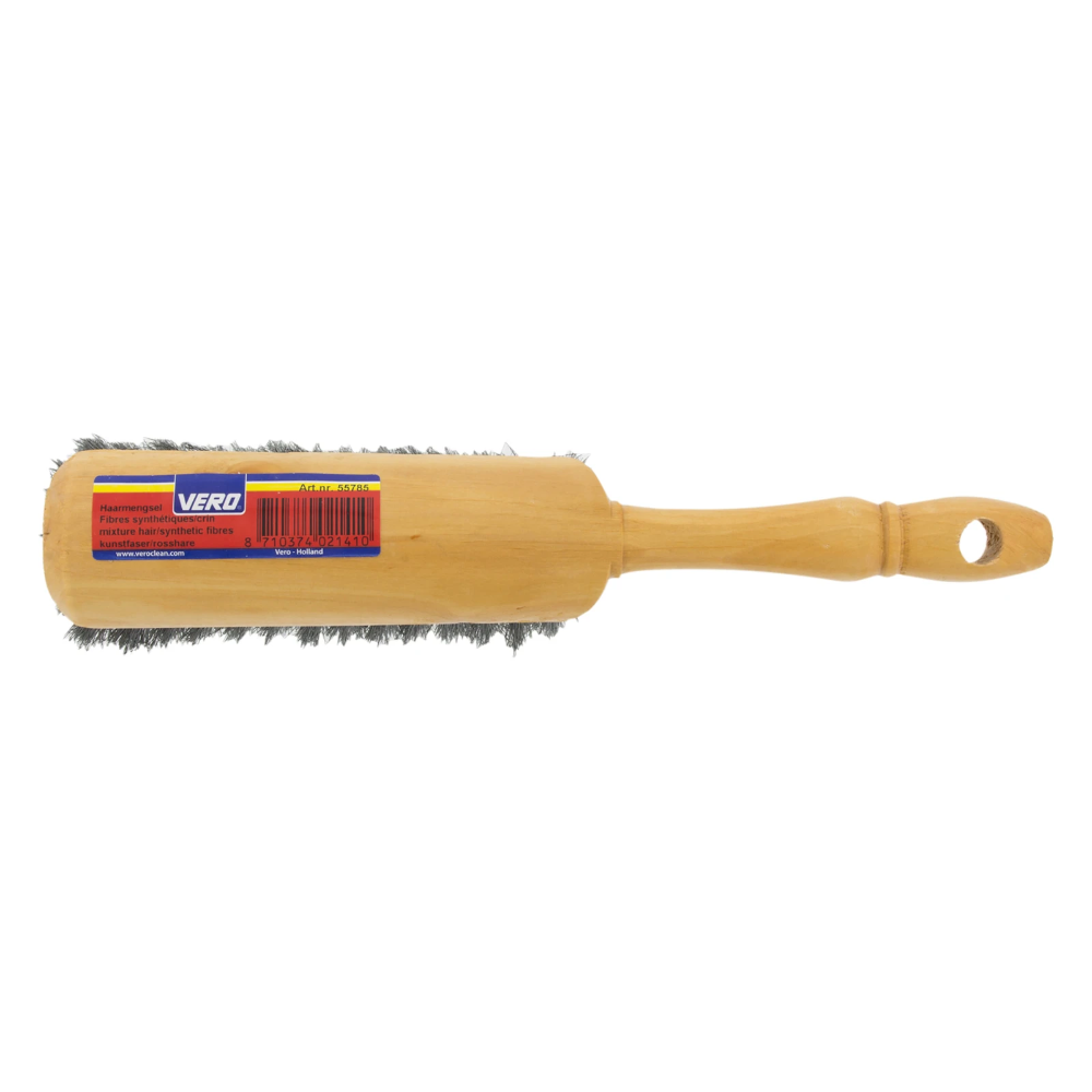 Miniatuur van Vero handveger 28,5cm hout met haarmix (55785)