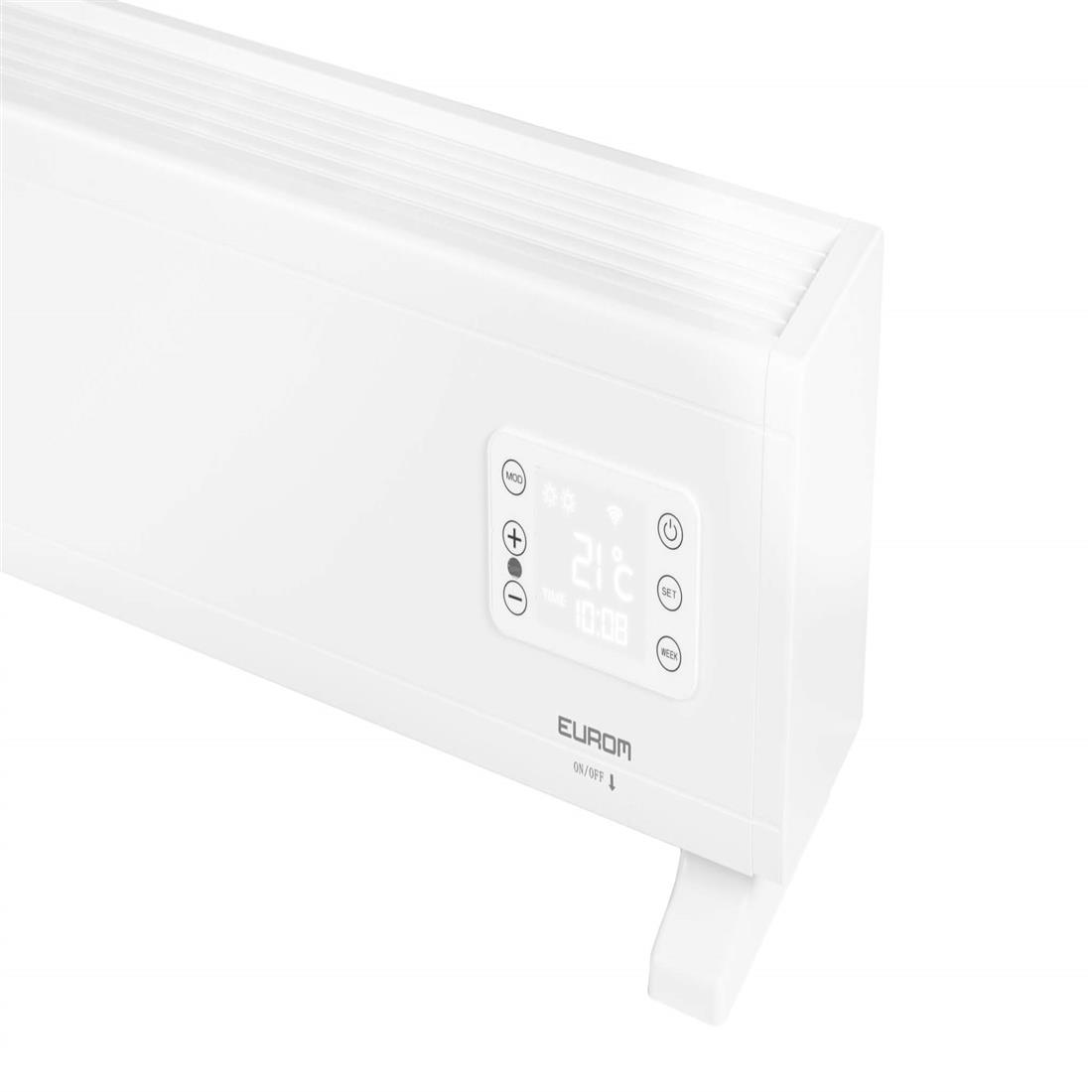 Eurom alutherm baseboard 2000W met WiFi en app (361032)