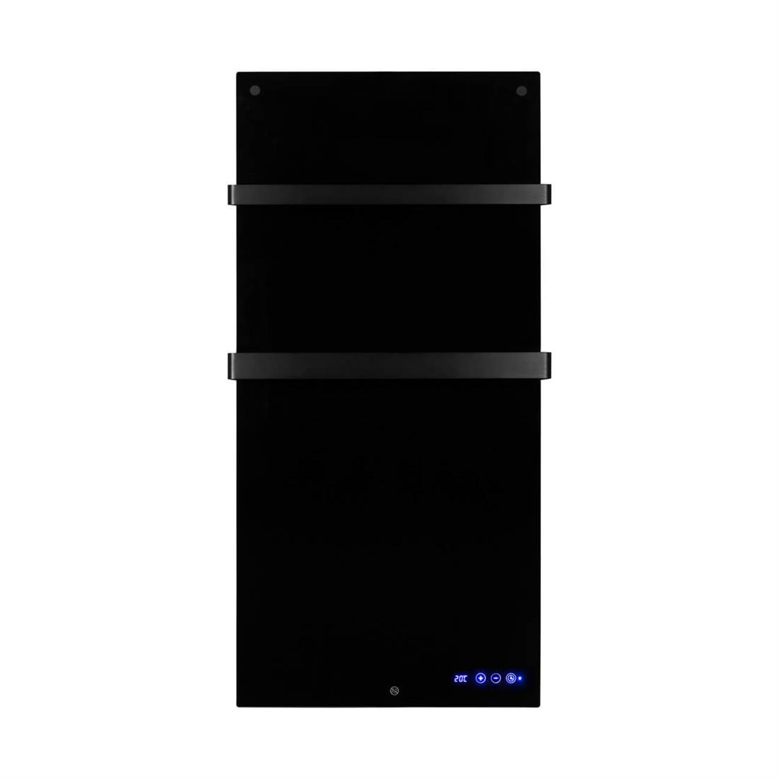 Eurom Sani 800 badkamer infrarood verwarming 800W met handdoekbeugels, WiFi en app - zwart (350395) main product photo