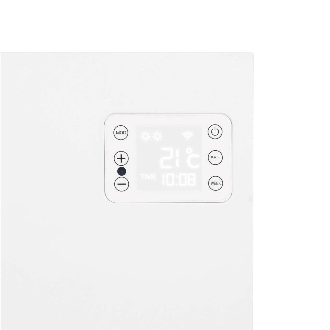 Miniatuur van Eurom alutherm sani convectorkachel voor badkamer 800W, met WiFi en app (361124)